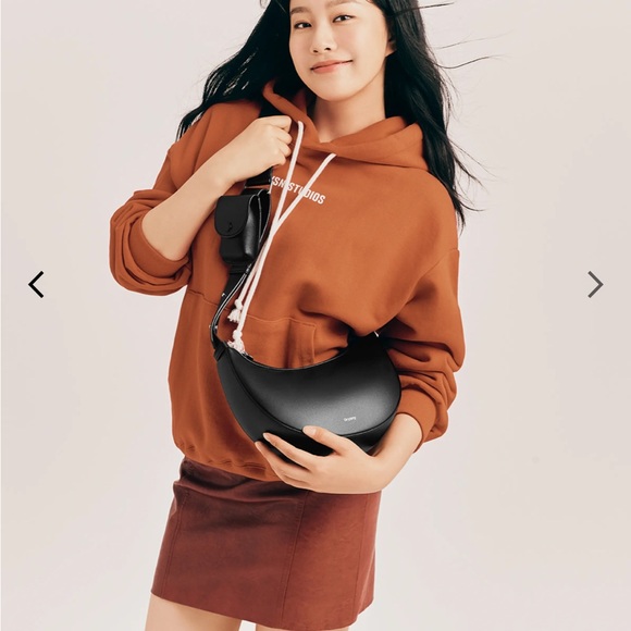 orYANY Rookie Half Moon Black Crossbody Bag - Picture 5 of 9